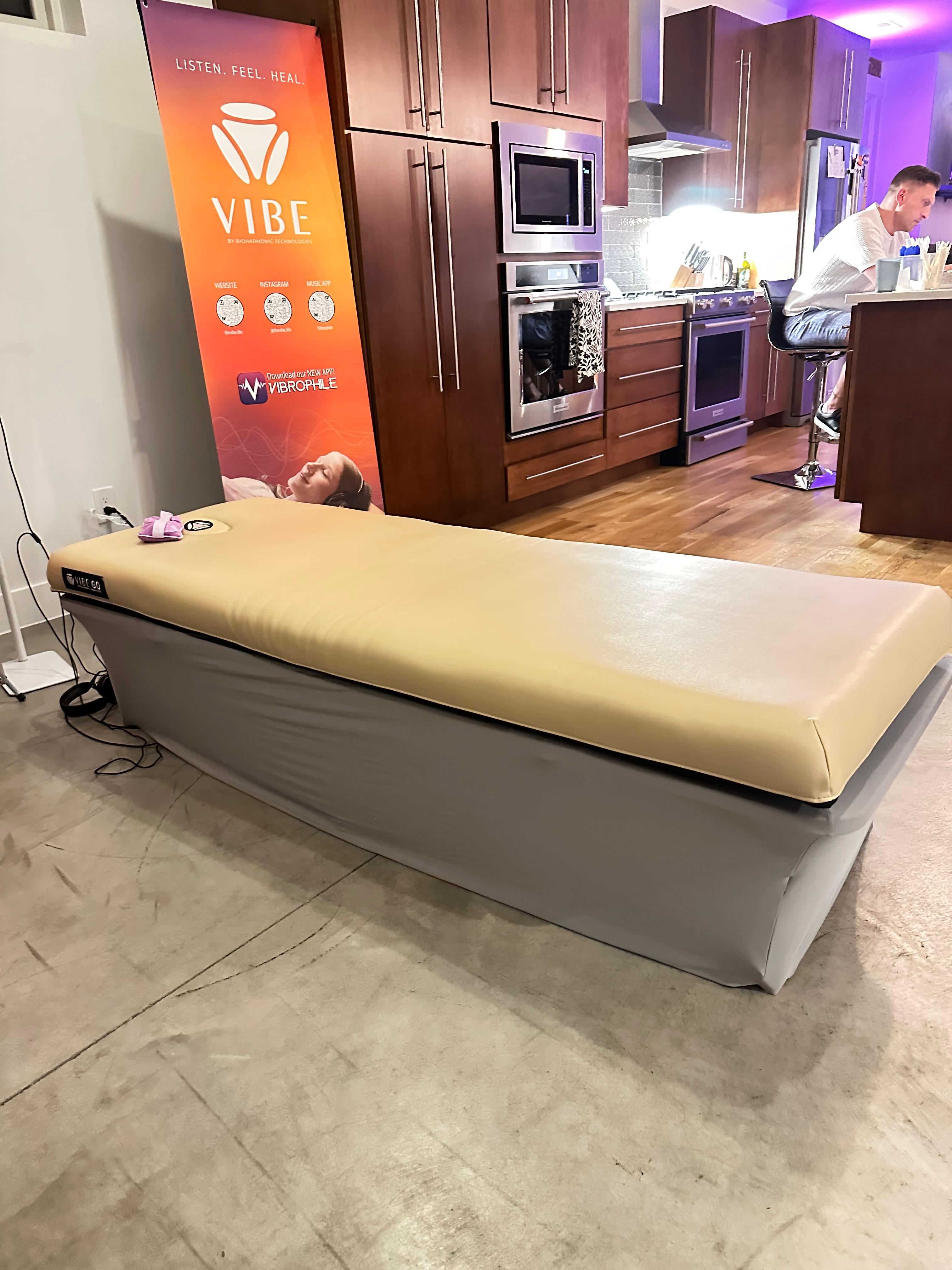 VIBE Go - The Portable Vibration + Sound Therapy Bed