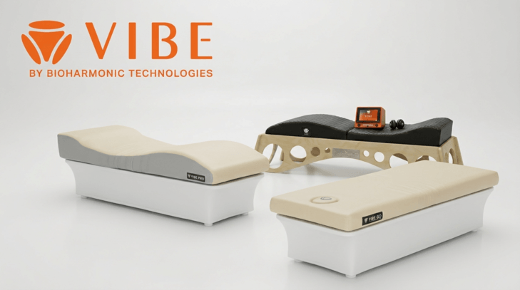 VIBE system — homepage hero photography (healwithvibe.com)